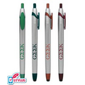 Union Printed Greek - Stylus Promotional Clicker Pen